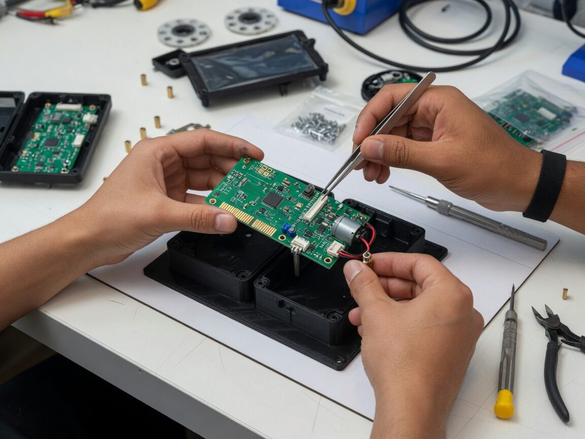 Fabricated enclosure assembly
