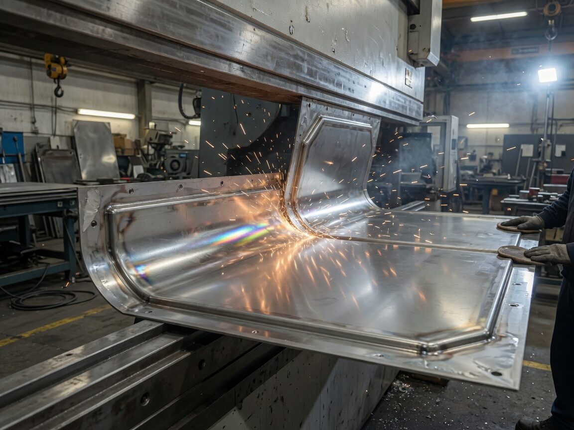 Sheet metal press brake forming